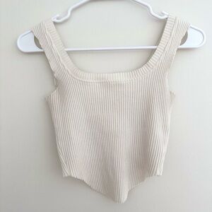 Mimosa Top - M - Off White Ruffle Pattern